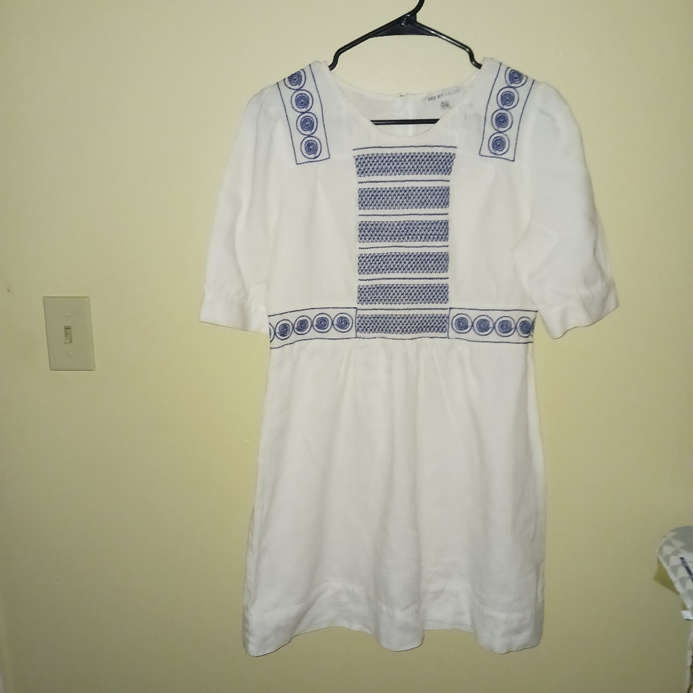 Chloe  Embroidered Dress